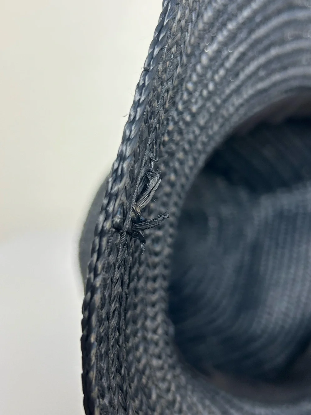 Toteme Panama Hat Black Straw Fedora Wide Brim NWOT
